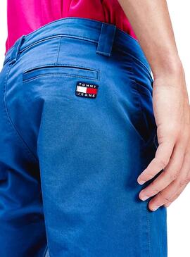 Pantalon Tommy Jeans Scanton Chino Bleu Klein