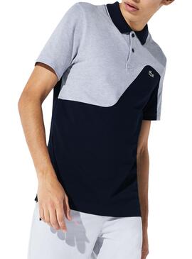 Polo Lacoste Wave Gris pour Homme