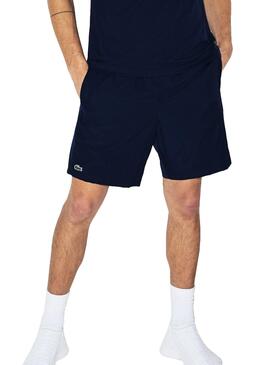 Short Lacoste Tenis Bleu Marine pour Homme