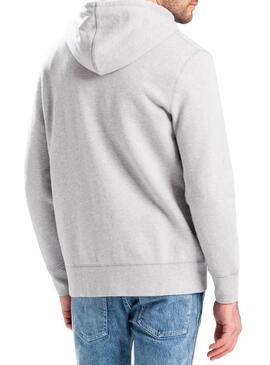 Sweat Levis Original ZIPUP Gris Homme