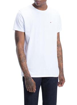T-Shirt Tommy Jeans Original Blanc pour Homme