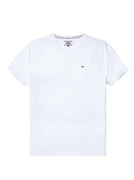 T-Shirt Tommy Jeans Original Blanc pour Homme
