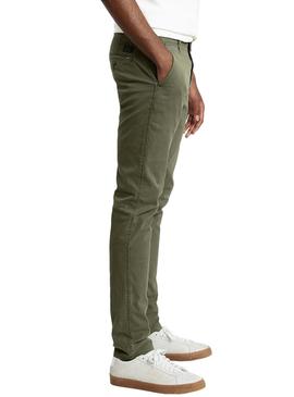 Pantalon Levis Chino Slim Vert pour Homme