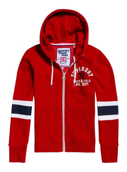 Sweat superdry femme rouge hotsell