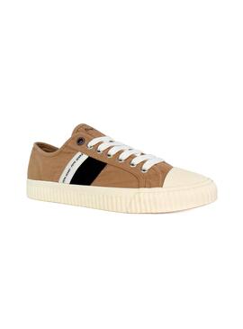 Baskets Pepe Jeans Malibu Summer Camel Homme