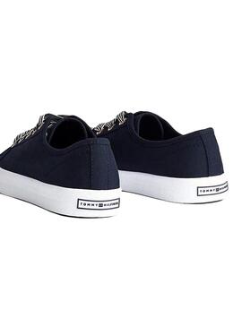 Baskets Tommy Hilfiger Nautical Bleu pour Femme