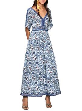 Robe Pepe Jeans Bite Bleu pour Femme