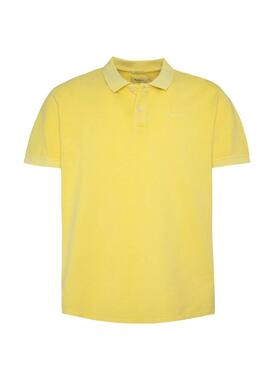 Polo Pepe Jeans Vicent Jaune pour Homme