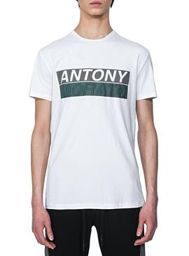 T-Shirt Blocs Antony Morato Blanc Homme