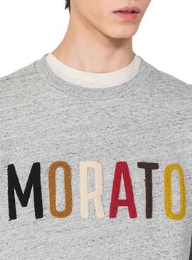 Sweat Broderie multicolore Antony Morato Homme