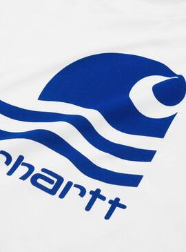 T-Shirt Carhartt Swim Blanc pour Homme