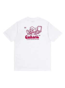 T-Shirt Carhartt Bene Blanc pour Homme