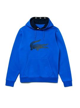 Sweat Lacoste Basic Hoodie Bleu pour Homme