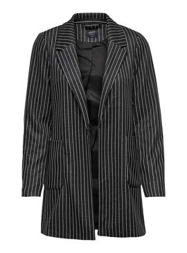 Blazer Only Baker Rayas Noire pour Femme