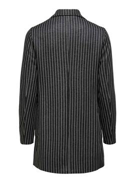 Blazer Only Baker Rayas Noire pour Femme