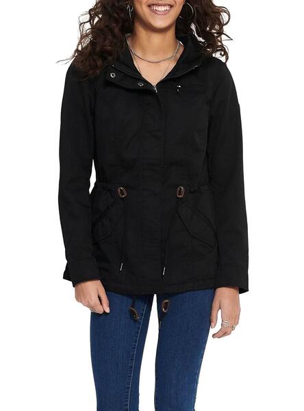 Parka Only New Ressort Lorca Noire pour Femme