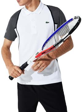 Polo Lacoste Tennis Blanc pour Homme