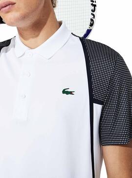 Polo Lacoste Tennis Blanc pour Homme