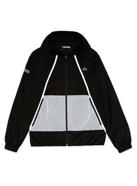 Chandal Lacoste Mesh Noire pour Homme