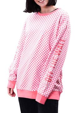 Sweat Vans Racing Rosa Femme