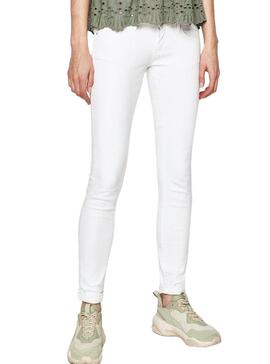 Jeans Only Corail Blanc pour Femme