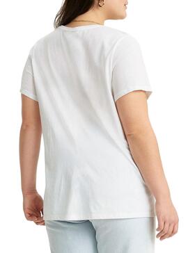 T-Shirt Levis Perfect Tee Plus Blanc pour Femme