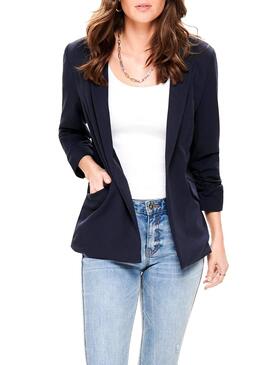 Blazer Only Carolina Bleu Marin pour Femme