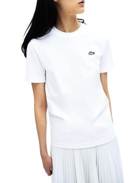 T-Shirt Lacoste Live Basique Blanc Femme et Homme
