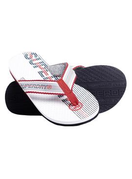 Flip flops Superdry Trophy Blanc pour Homme