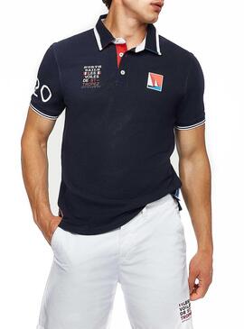 Polo North Sails Saint Tropez Bleu Marine Homme