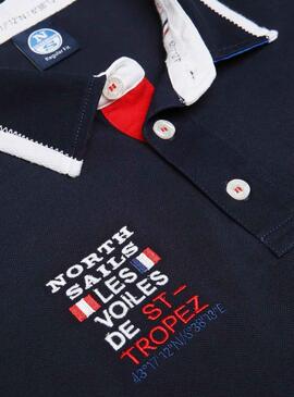 Polo North Sails Saint Tropez Bleu Marine Homme