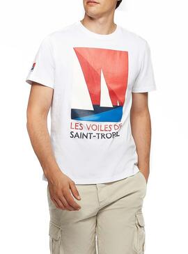 T-Shirt North Sails Saint Tropez Blanc Homme