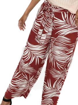 Pantalon Only Agustina Grenat pour Femme