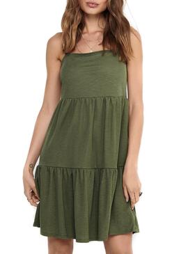 Robe Only Safi Vert pour Femme