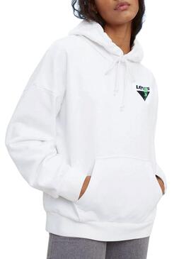 Sweat Levis California Logo Blanc pour Femme