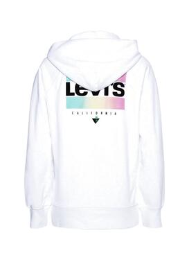 Sweat Levis California Logo Blanc pour Femme