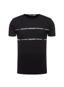 T-Shirt Calvin Klein Jeans Instit Noire Homme