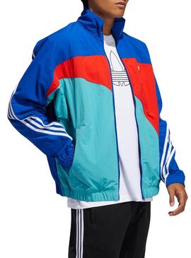 Veste Adidas Off Center Bleu pour Homme