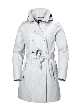 Trench Helly Hansen Welsey Gris pour Femme