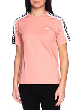 T-Shirt Fila Tandy Rosa pour Femme