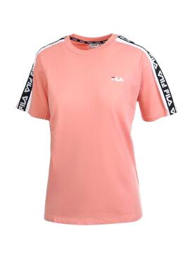 T-Shirt Fila Tandy Rosa pour Femme