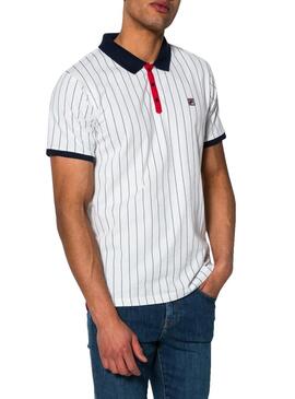 Polo Fila Sport Blanc pour Homme