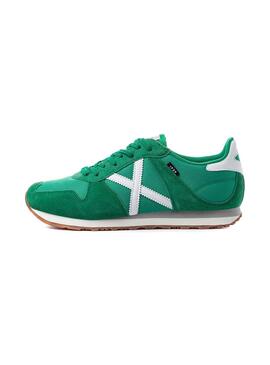 Baskets Munich Massana 368 Vert pour Homme