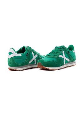 Baskets Munich Massana 368 Vert pour Homme