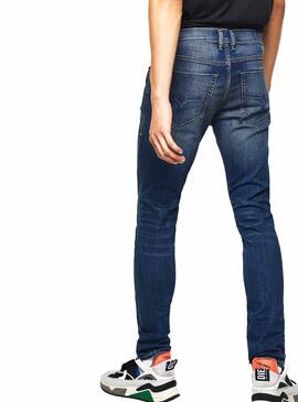 Jeans Diesel Tepphar Bleu pour Homme