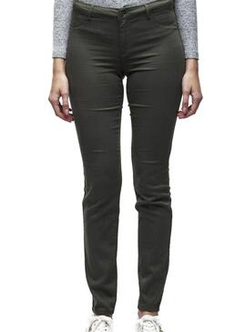 Pantalon Naf Naf Kenp 1 Vert Femme