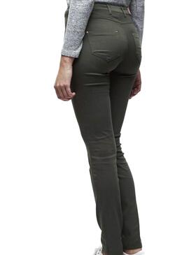 Pantalon Naf Naf Kenp 1 Vert Femme