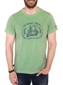 T-Shirt Norton Bronson Vert pour Homme