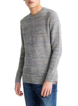Pull Superdry Keystone Gris pour Homme