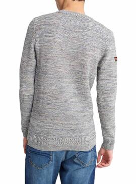 Pull Superdry Keystone Gris pour Homme